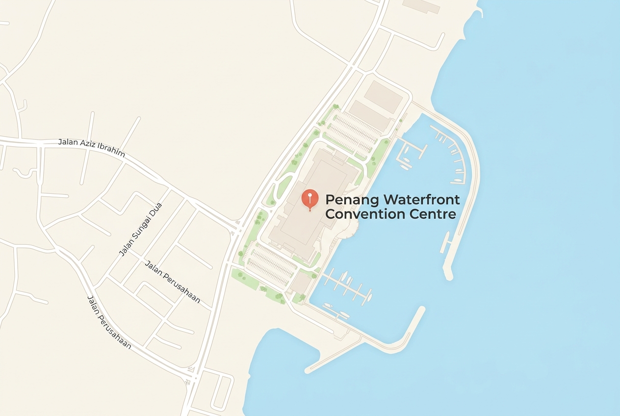 PWCC – Penang Waterfront Convention Centre map